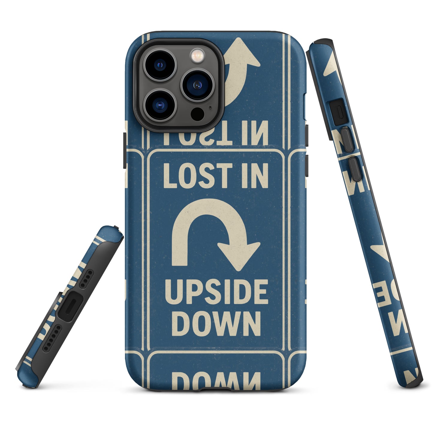 Lost in the Upside Down Tough Case for iPhone®  from Rare Plus Apparel – unique movie & pop culture inspired design.