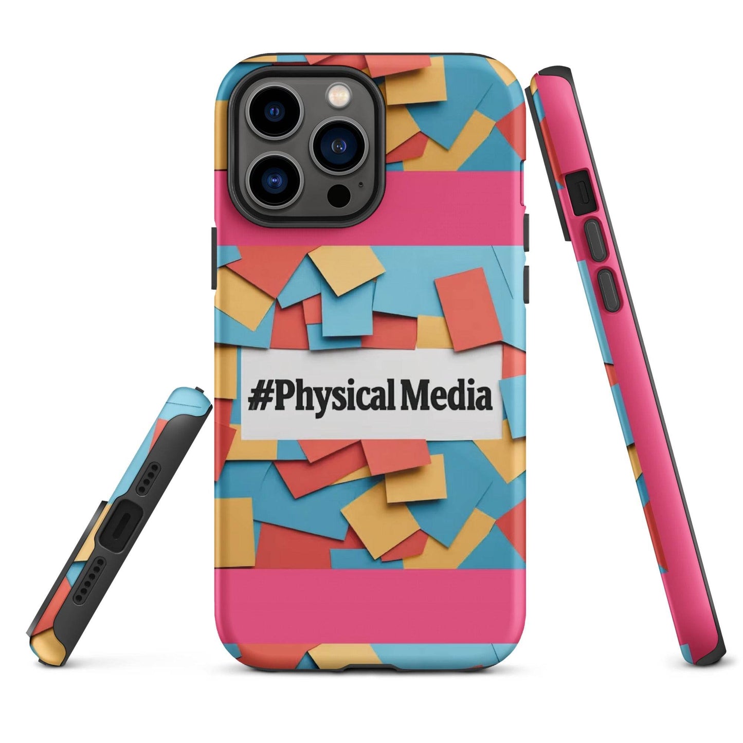 #PhysicalMedia Tough Case for iPhone®  from Rare Plus Apparel – unique movie & pop culture inspired design.