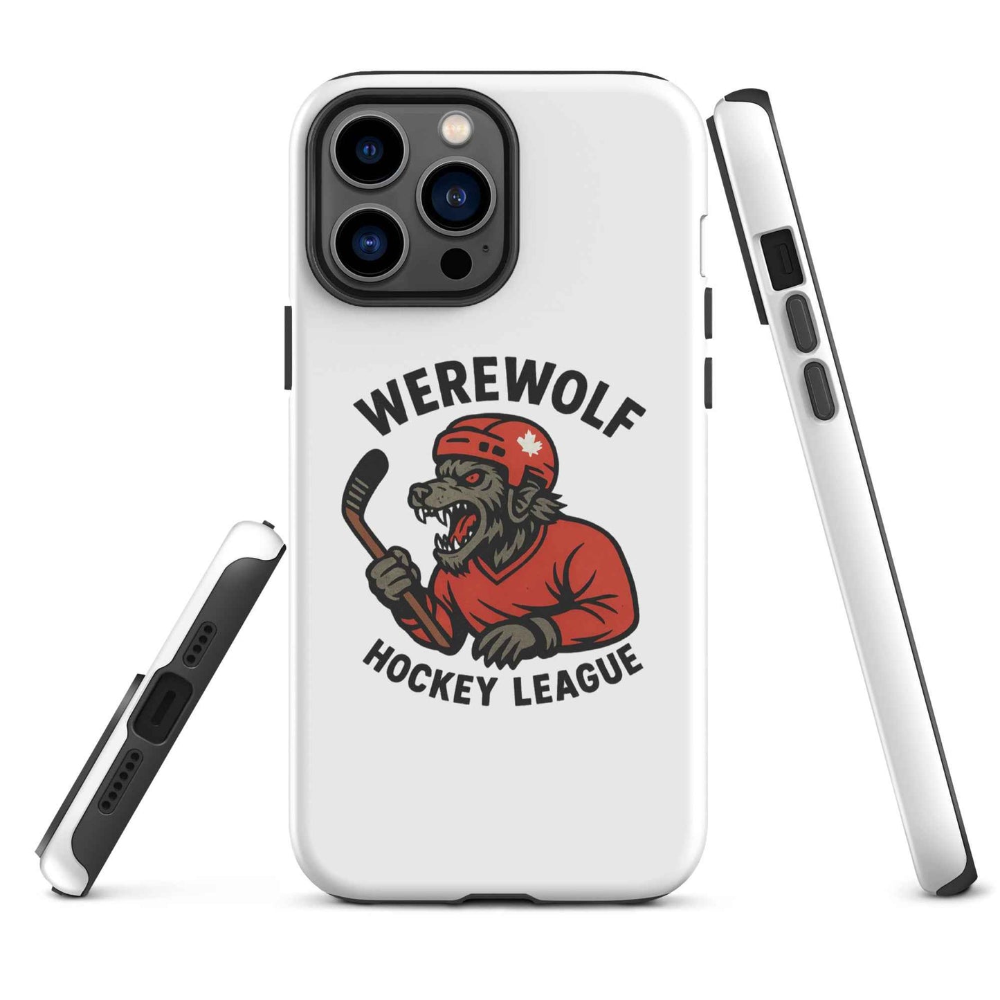 Werewolf Hockey League iPhone Tough Case