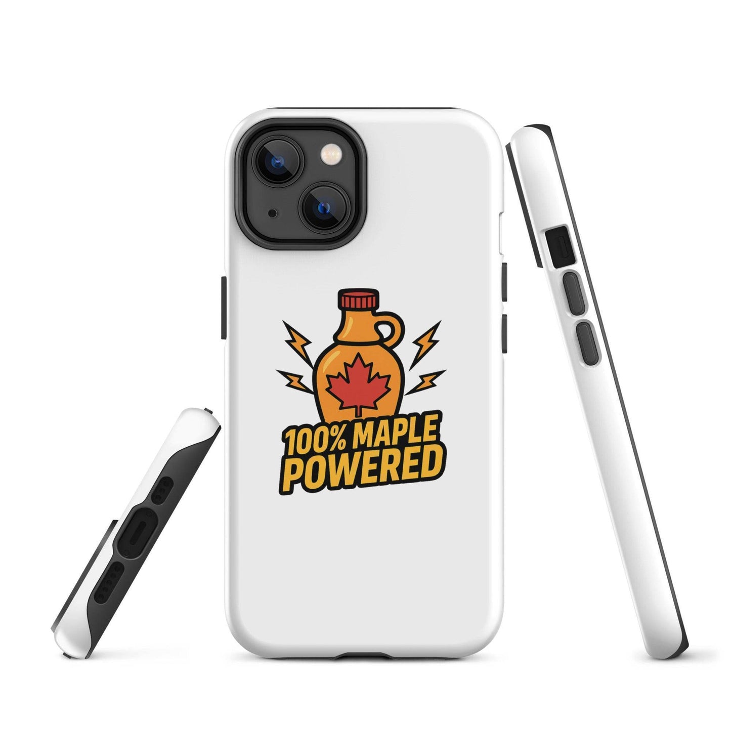 100% Maple Powered Tough Case for iPhone®  from Rare Plus Apparel – unique movie & pop culture inspired design.