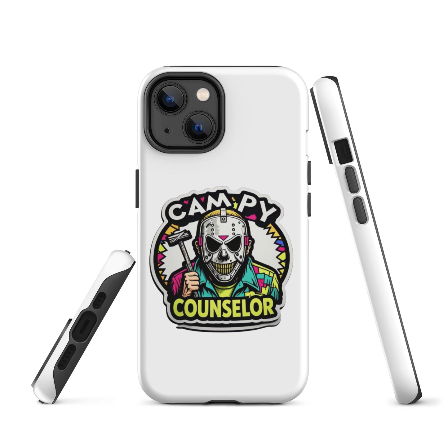 Campy Counselor Tough Case for iPhone®  from Rare Plus Apparel – unique movie & pop culture inspired design.
