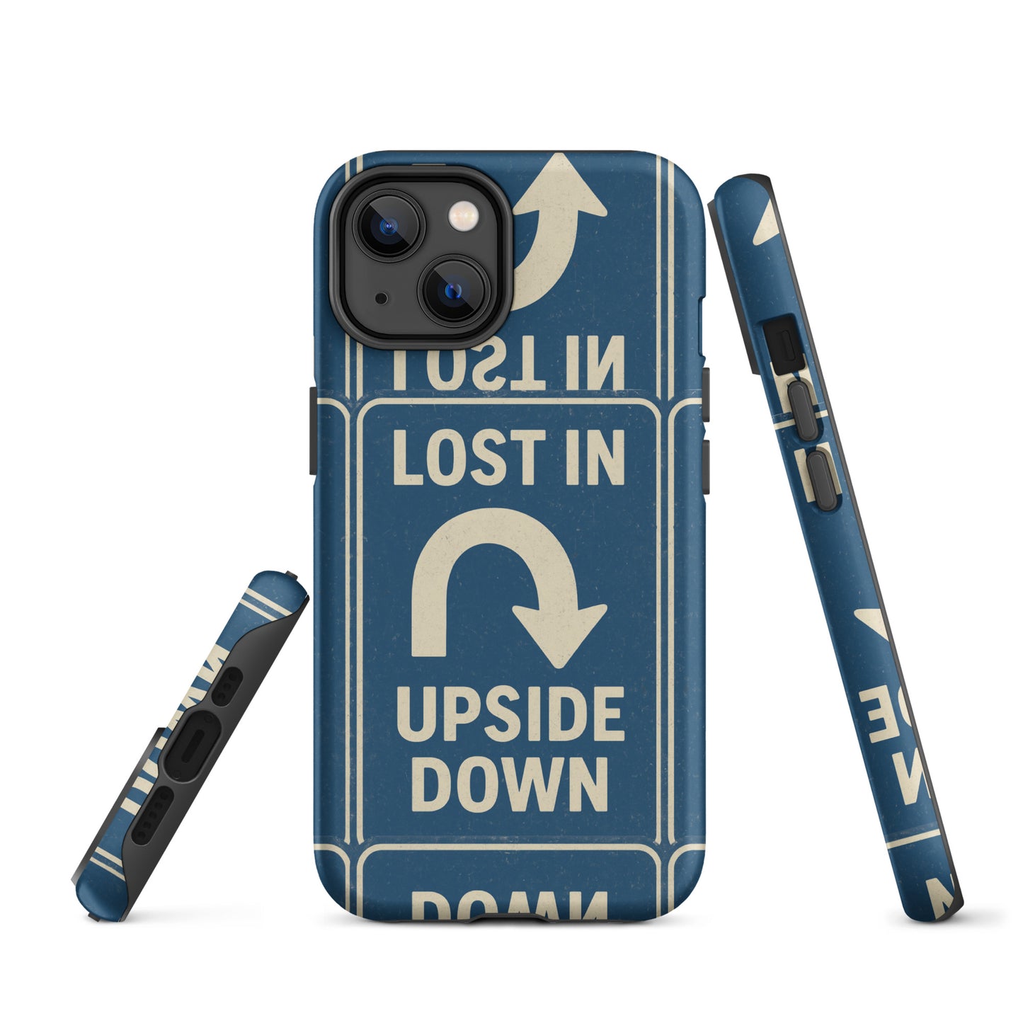 Lost in the Upside Down Tough Case for iPhone®  from Rare Plus Apparel – unique movie & pop culture inspired design.