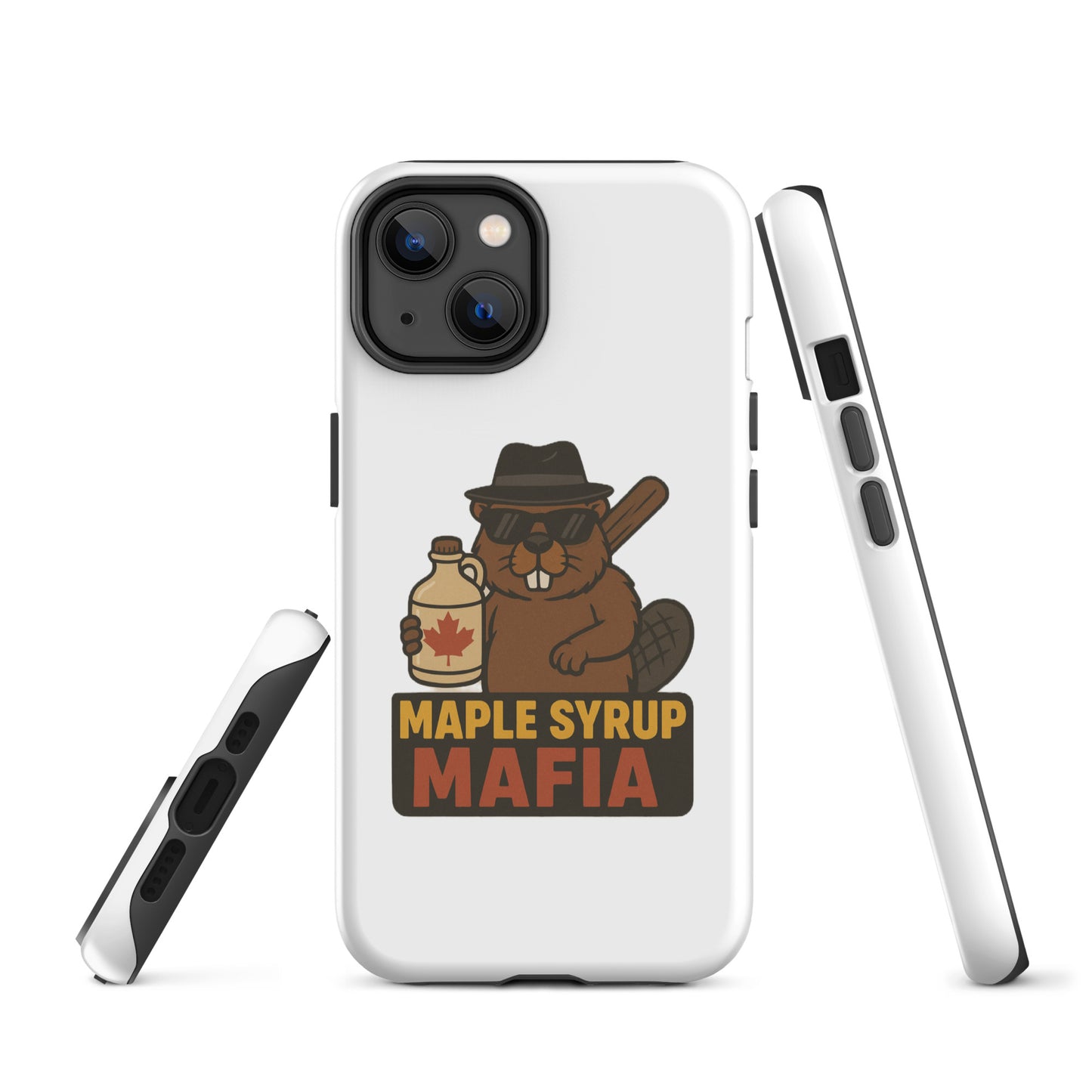 Maple Syrup Mafia Tough Case for iPhone®  from Rare Plus Apparel – unique movie & pop culture inspired design.