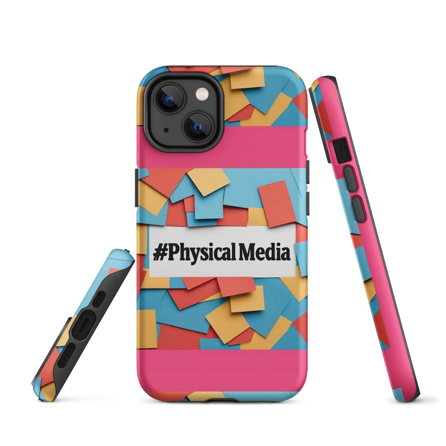 #PhysicalMedia Tough Case for iPhone® - Rare Plus Apparel!