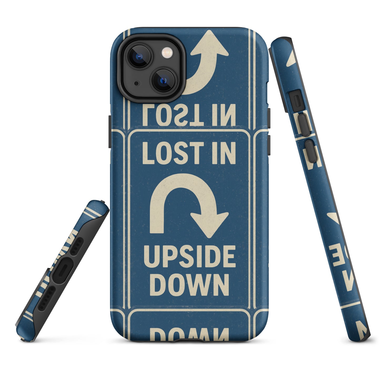 Lost in the Upside Down Tough Case for iPhone®  from Rare Plus Apparel – unique movie & pop culture inspired design.