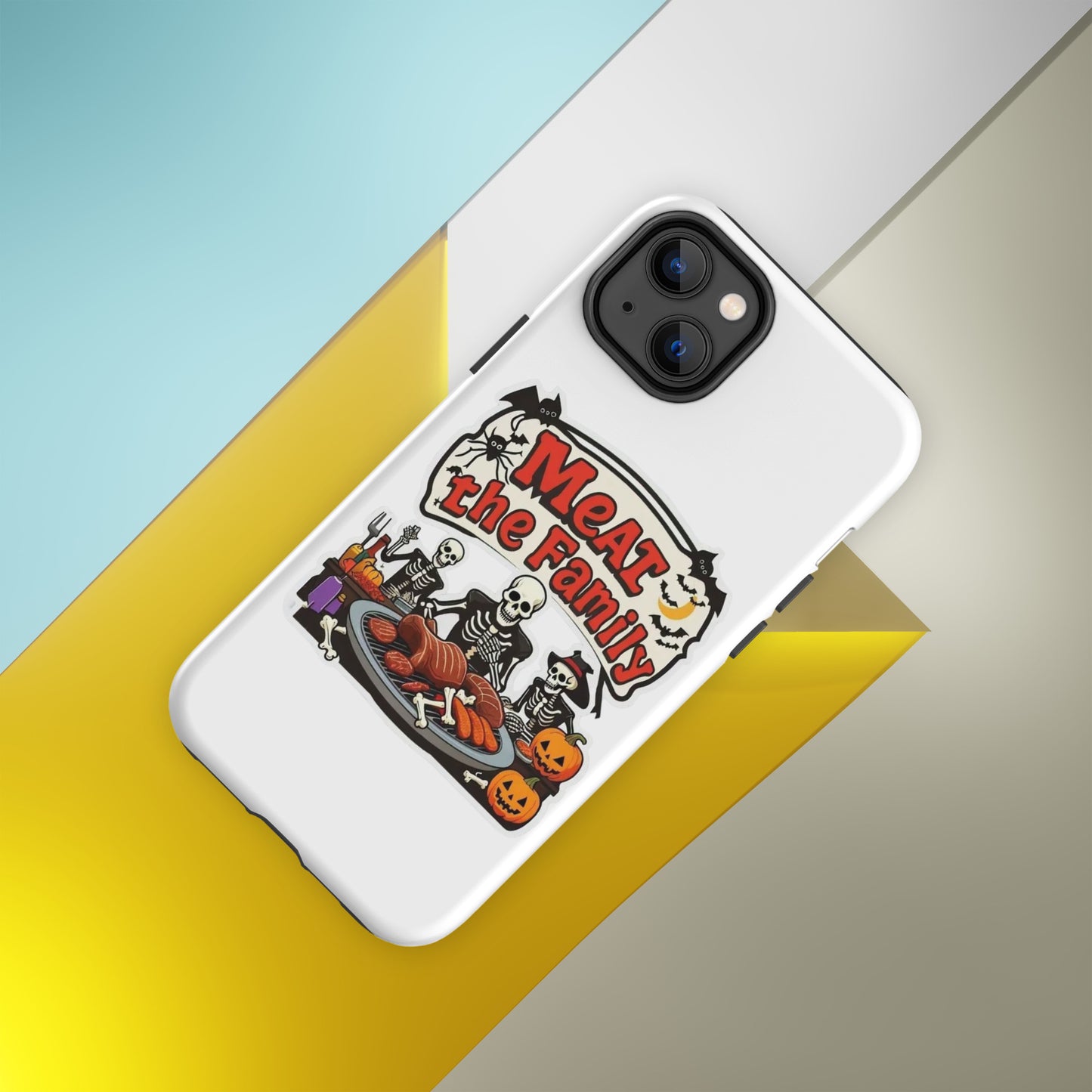 Meat The Family Tough Case for iPhone®  from Rare Plus Apparel – unique movie & pop culture inspired design.