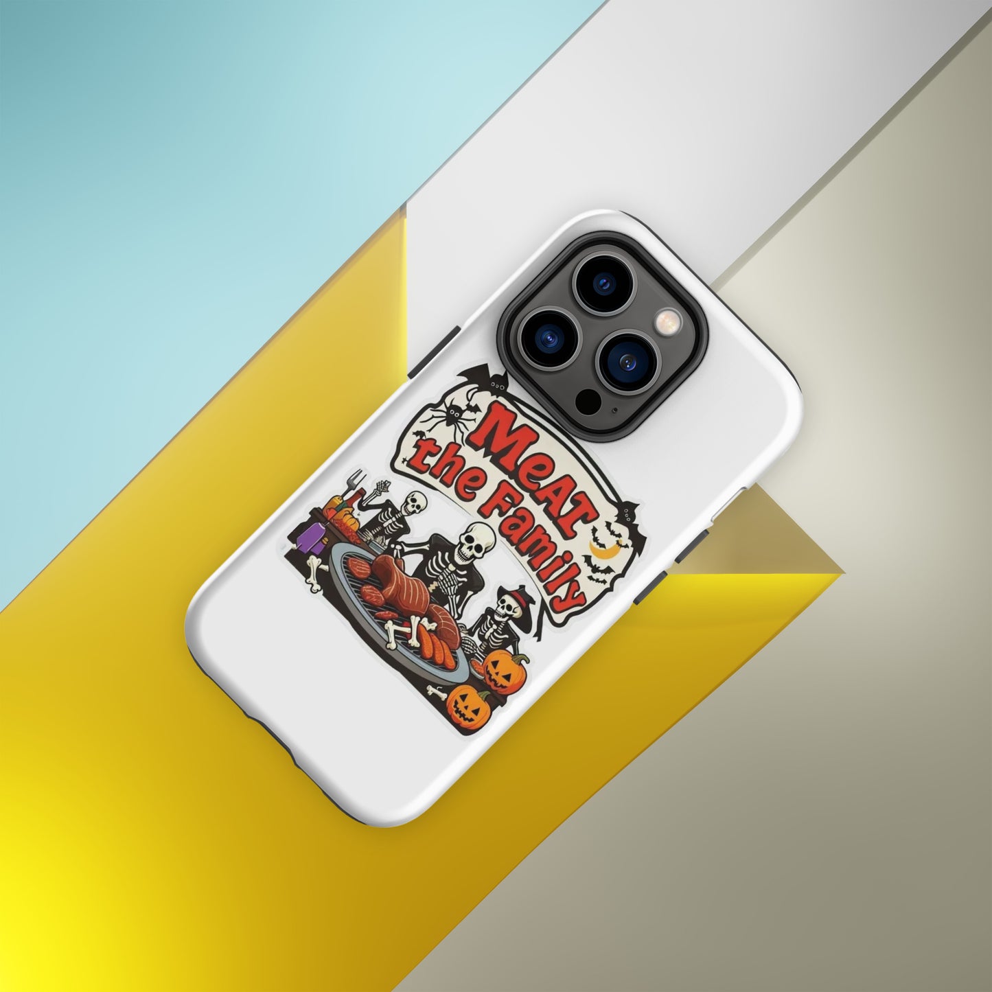 Meat The Family Tough Case for iPhone®  from Rare Plus Apparel – unique movie & pop culture inspired design.