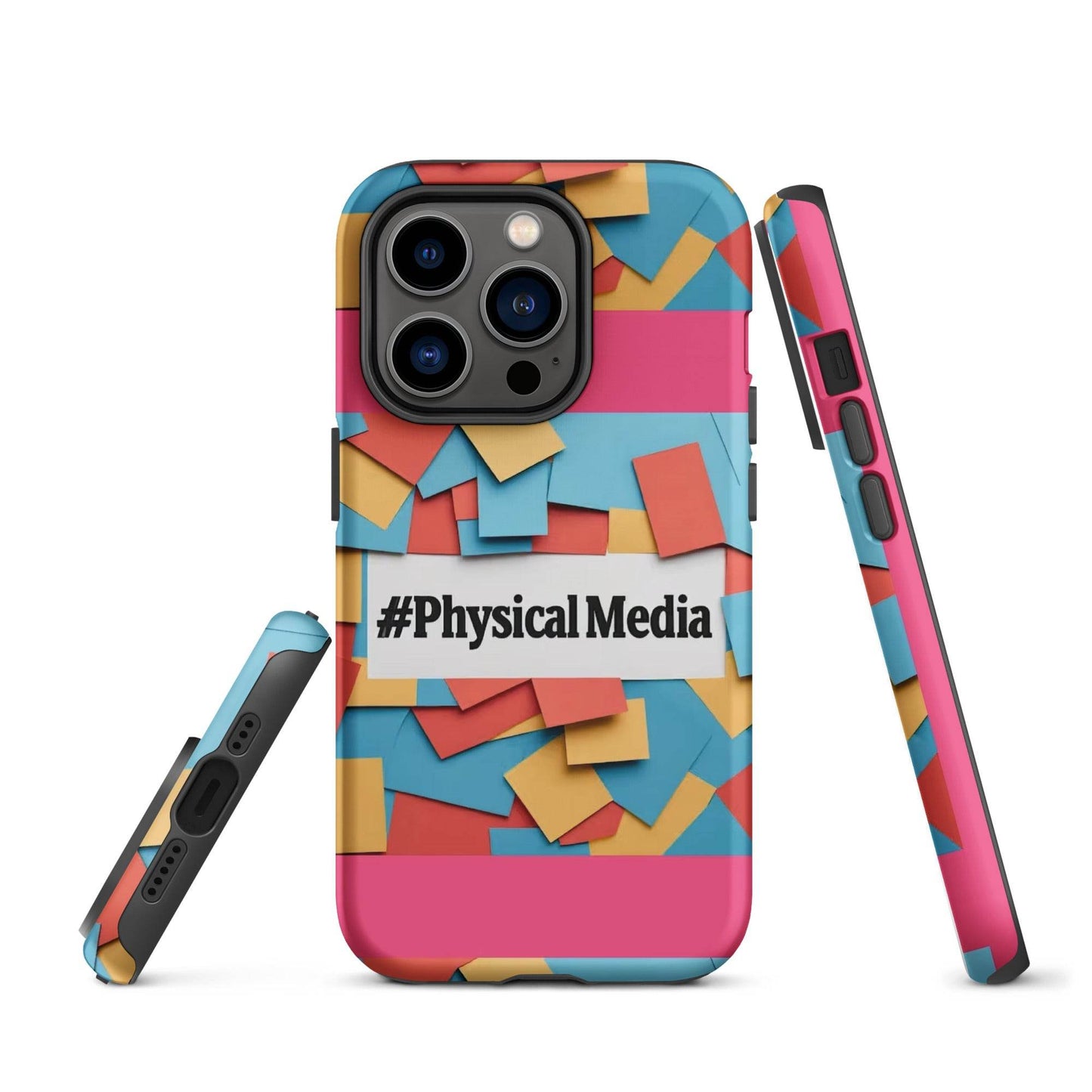 #PhysicalMedia Tough Case for iPhone® - Rare Plus Apparel!