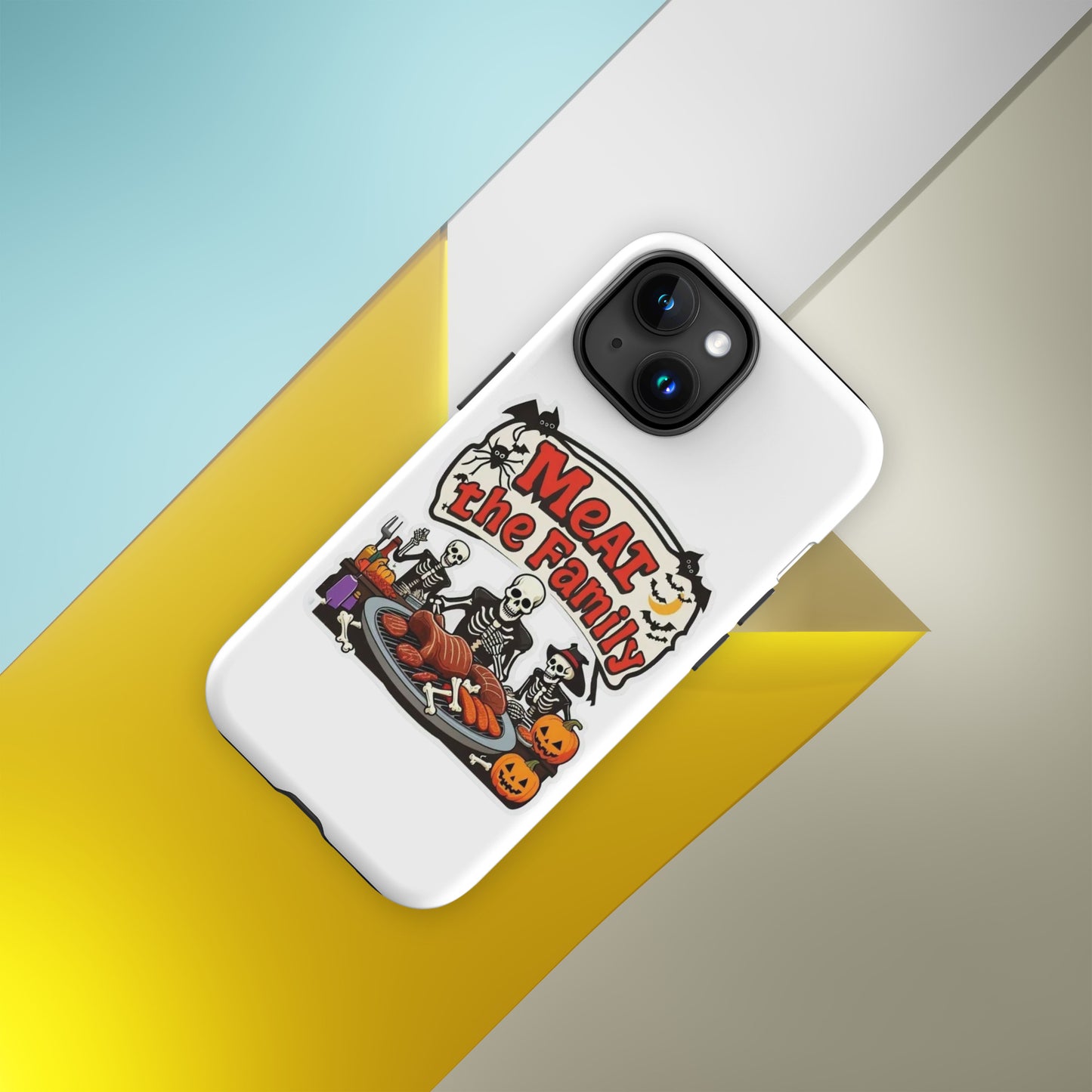 Meat The Family Tough Case for iPhone®  from Rare Plus Apparel – unique movie & pop culture inspired design.