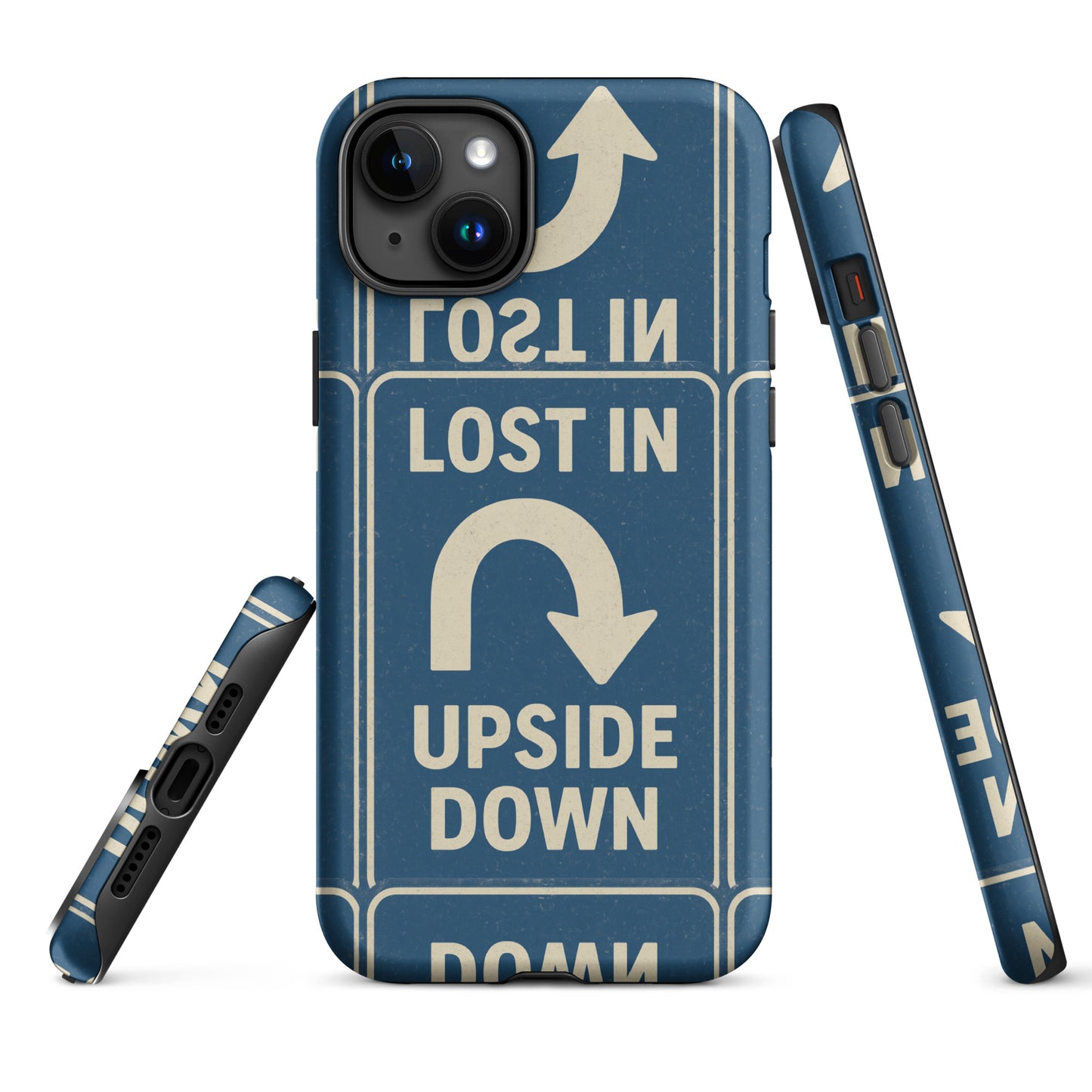 Lost in the Upside Down Tough Case for iPhone®  from Rare Plus Apparel – unique movie & pop culture inspired design.