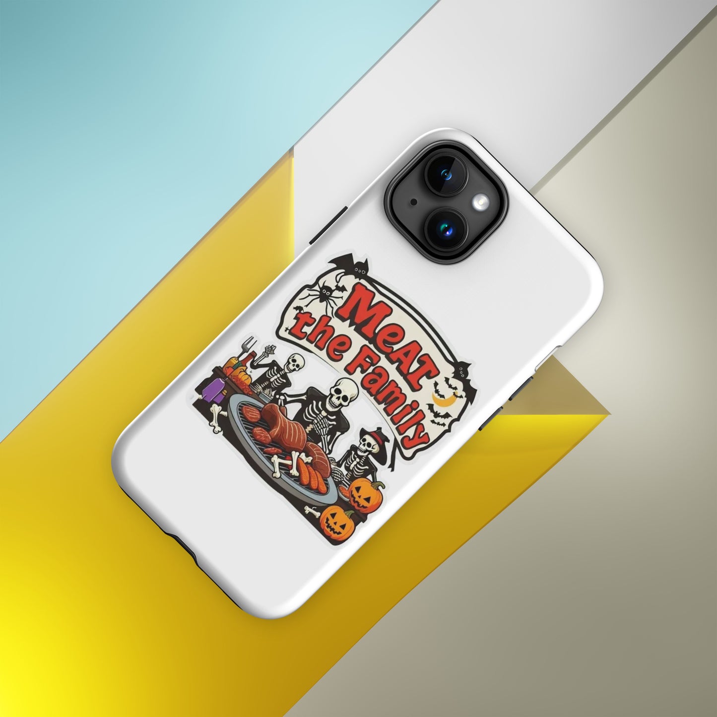 Meat The Family Tough Case for iPhone®  from Rare Plus Apparel – unique movie & pop culture inspired design.