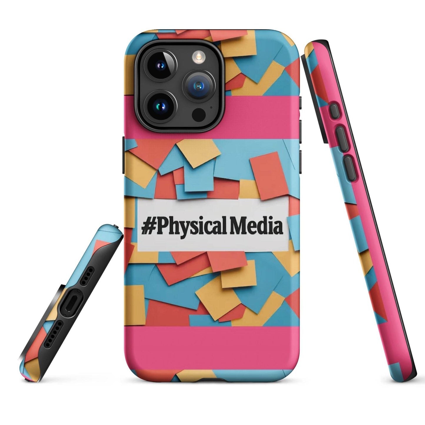 #PhysicalMedia Tough Case for iPhone® - Rare Plus Apparel!