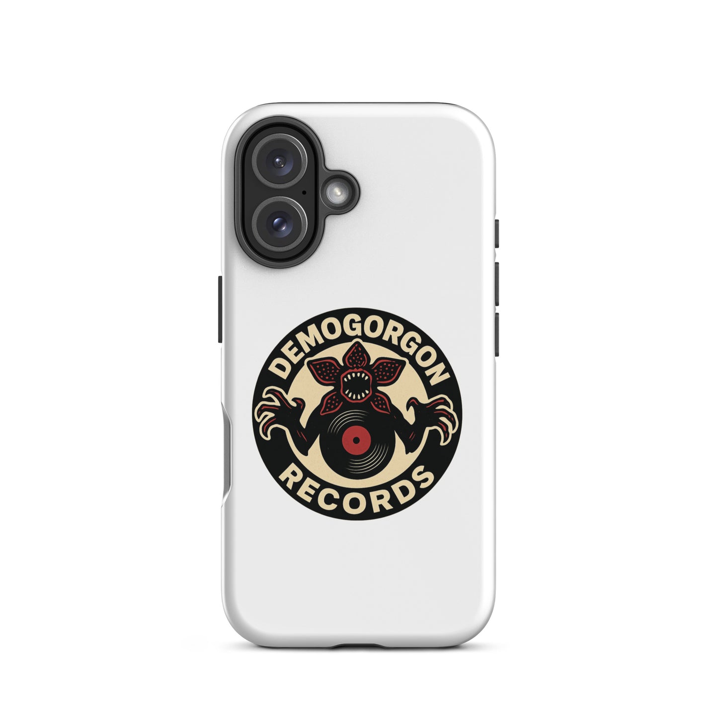 Demogorgon Records Tough Case for iPhone®  from Rare Plus Apparel – unique movie & pop culture inspired design.