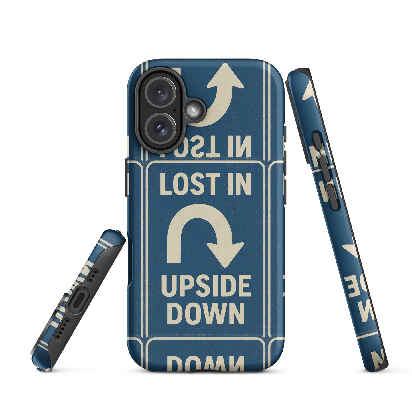 Lost in the Upside Down Tough Case for iPhone®  from Rare Plus Apparel – unique movie & pop culture inspired design.