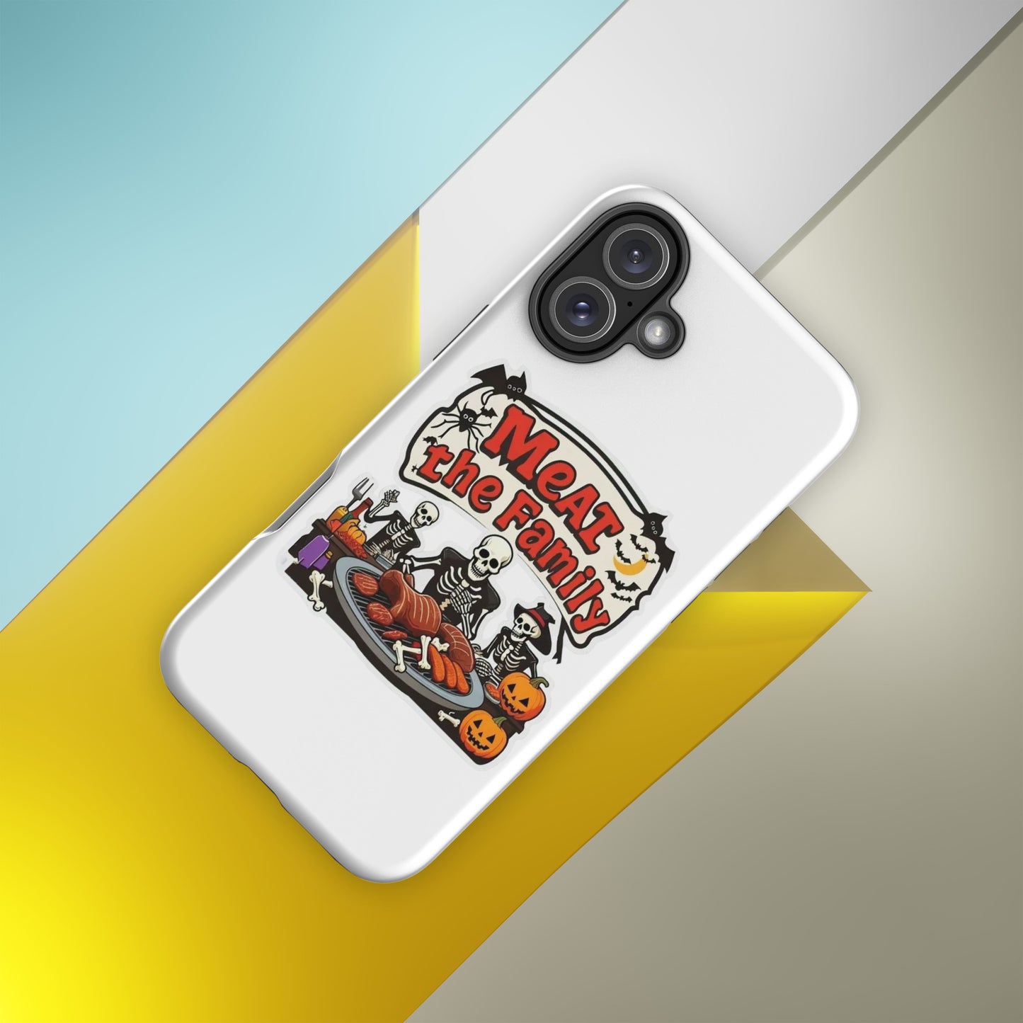 Meat The Family Tough Case for iPhone®  from Rare Plus Apparel – unique movie & pop culture inspired design.