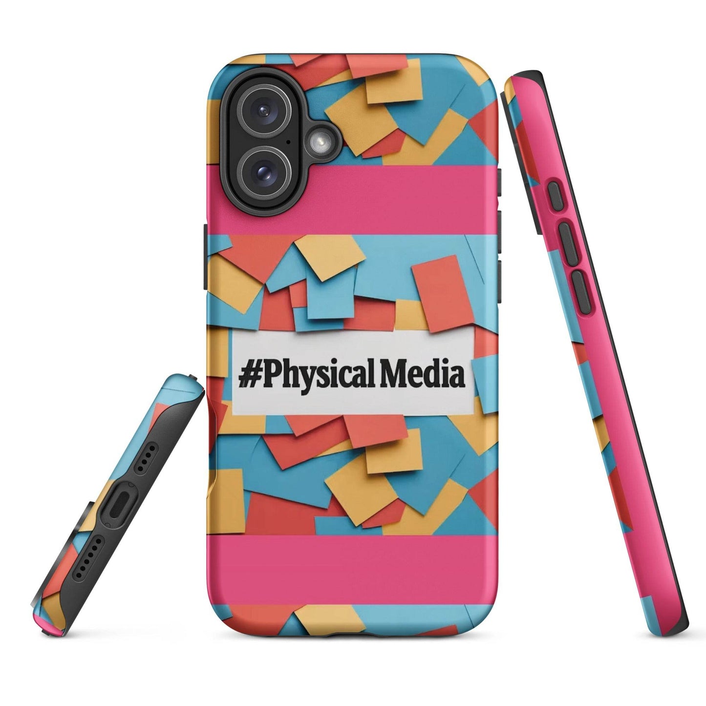 #PhysicalMedia Tough Case for iPhone® - Rare Plus Apparel!