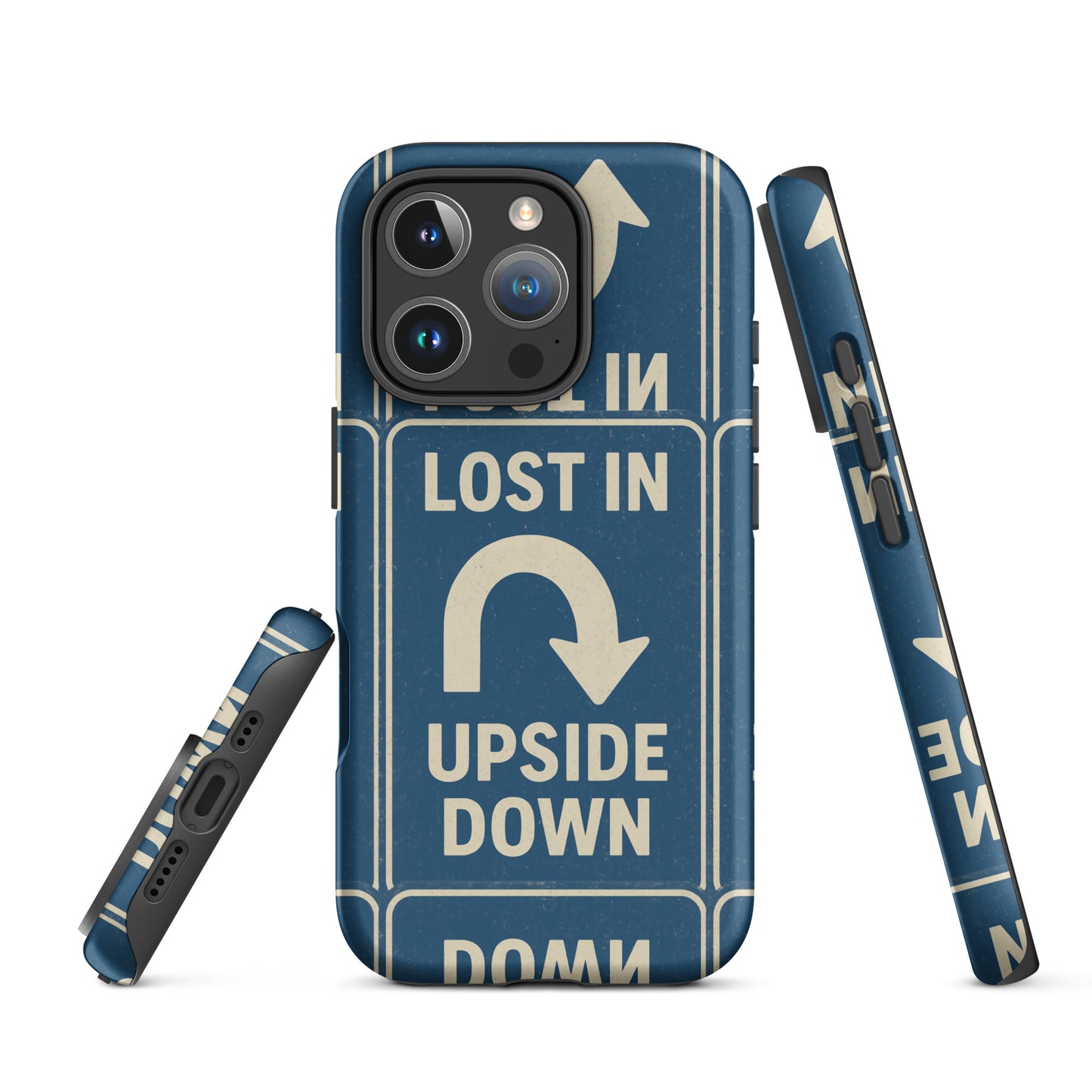 Lost in the Upside Down Tough Case for iPhone®  from Rare Plus Apparel – unique movie & pop culture inspired design.