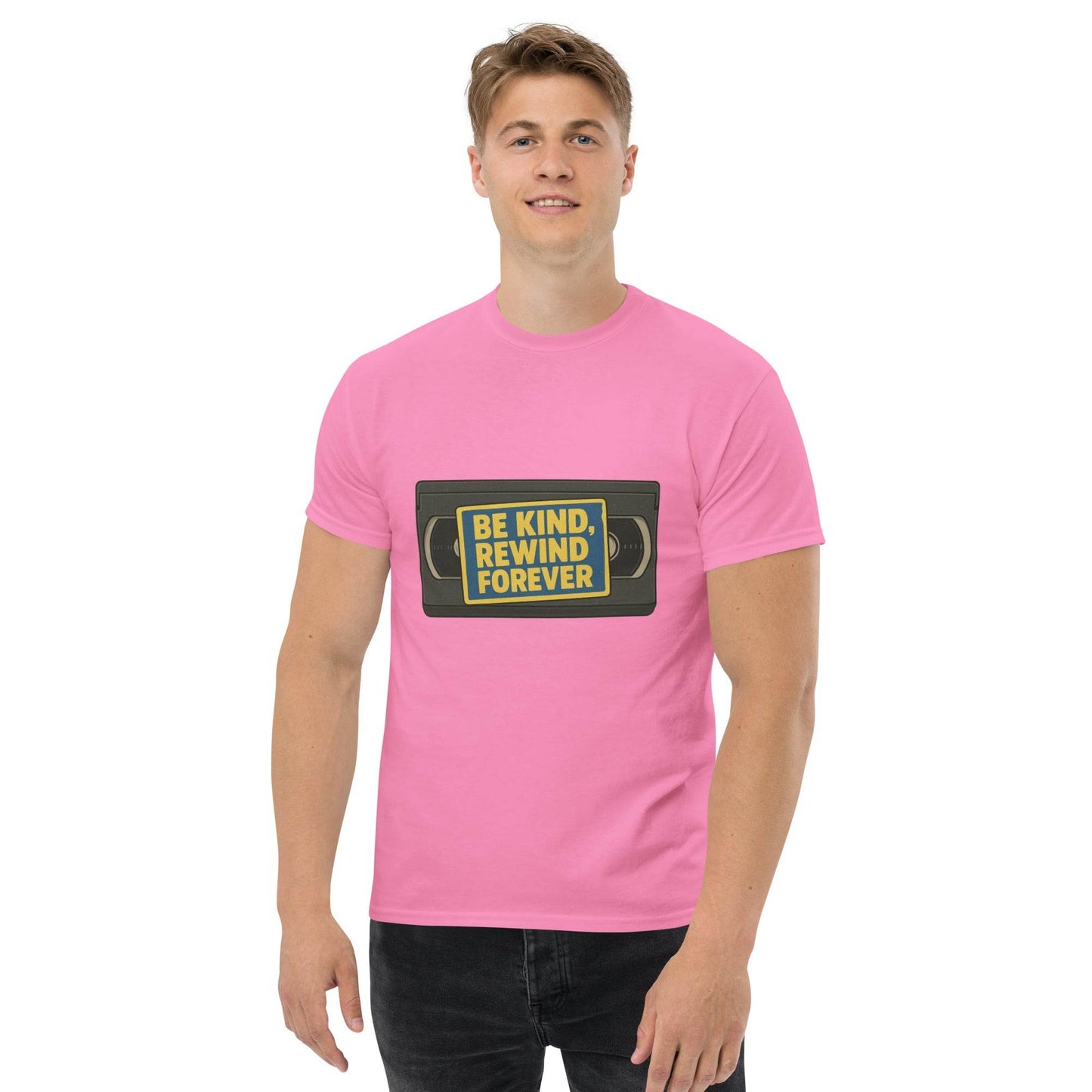 Be Kind, Rewind Forever Unisex classic tee  from Rare Plus Apparel – unique movie & pop culture inspired design.