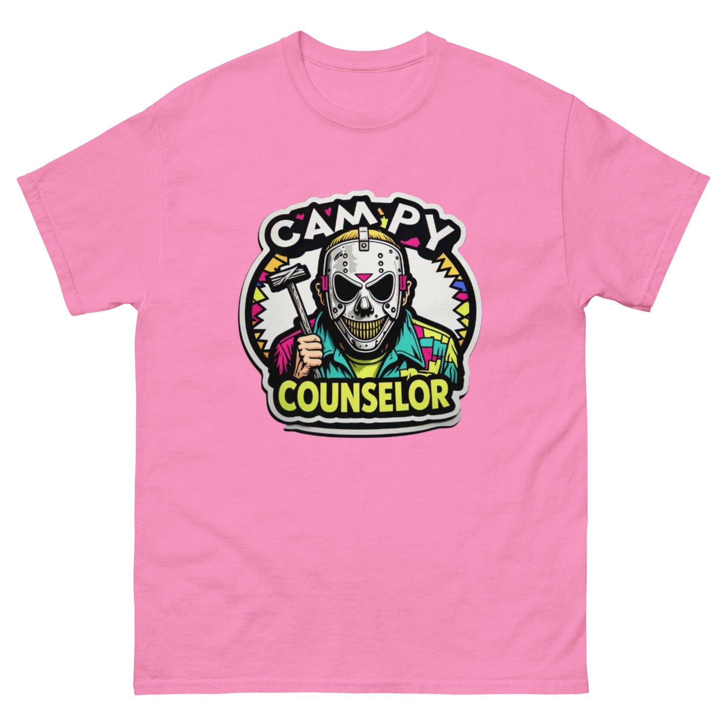 Campy Counselor Unisex classic tee  from Rare Plus Apparel – unique movie & pop culture inspired design.