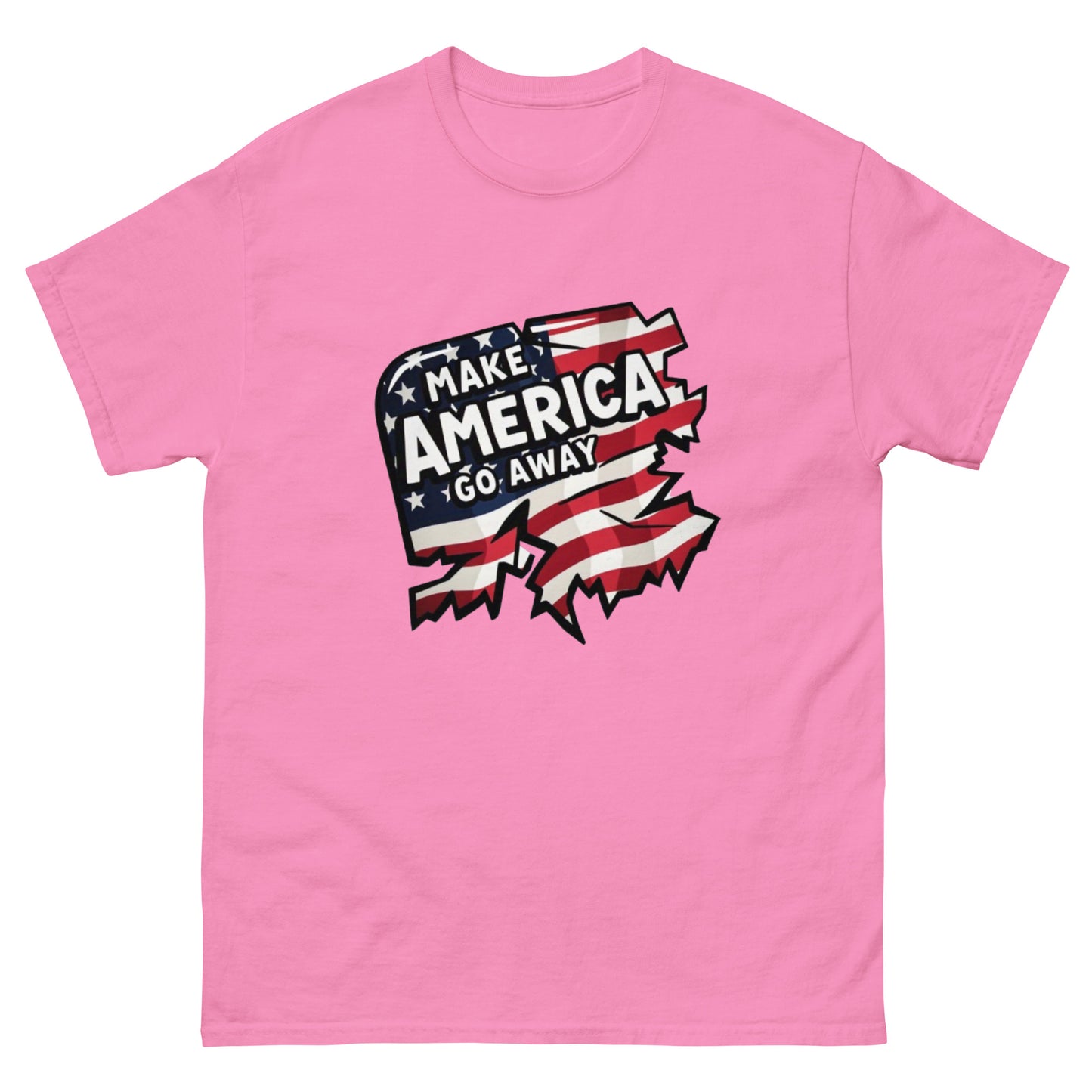 MAGA “Make America Go Away” Unisex classic tee  from Rare Plus Apparel – unique movie & pop culture inspired design.