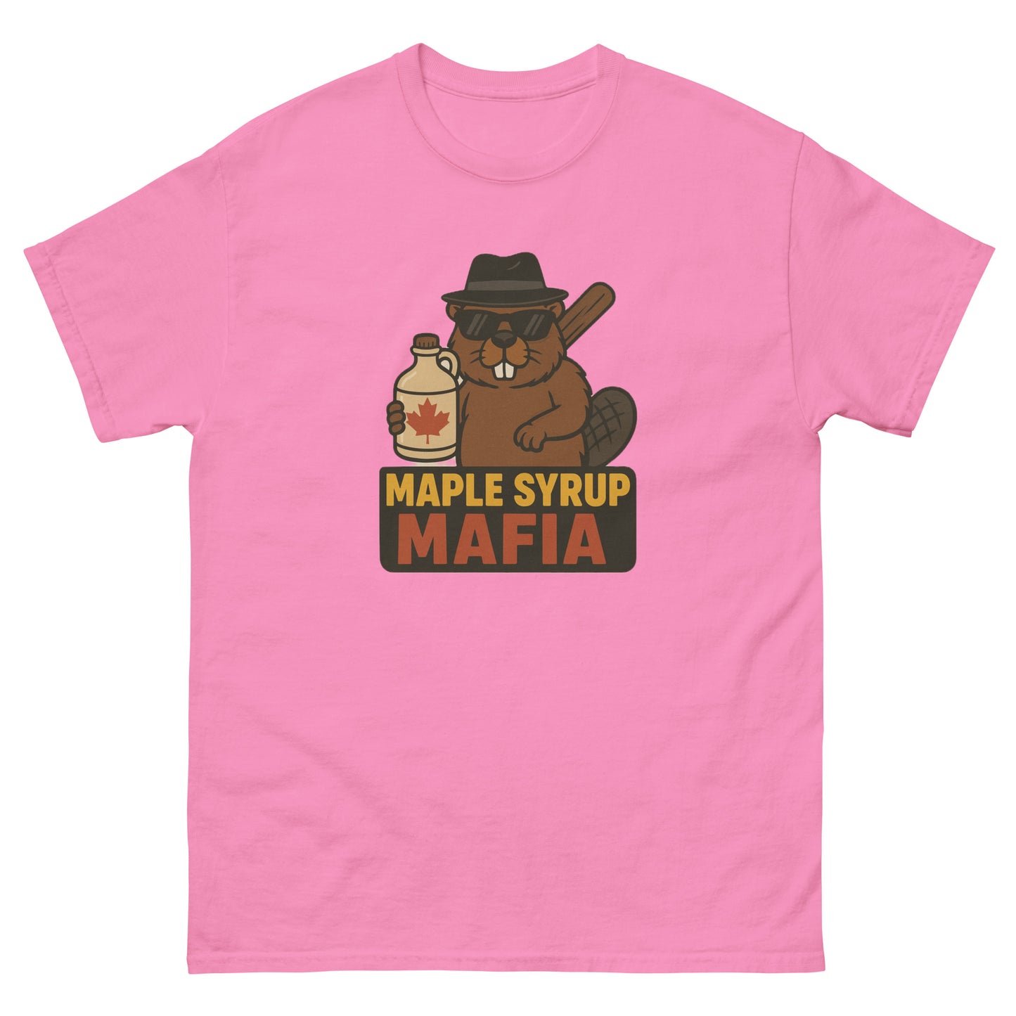 Maple Syrup Mafia Unisex classic tee  from Rare Plus Apparel – unique movie & pop culture inspired design.
