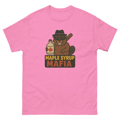 Maple Syrup Mafia Unisex classic tee  from Rare Plus Apparel – unique movie & pop culture inspired design.