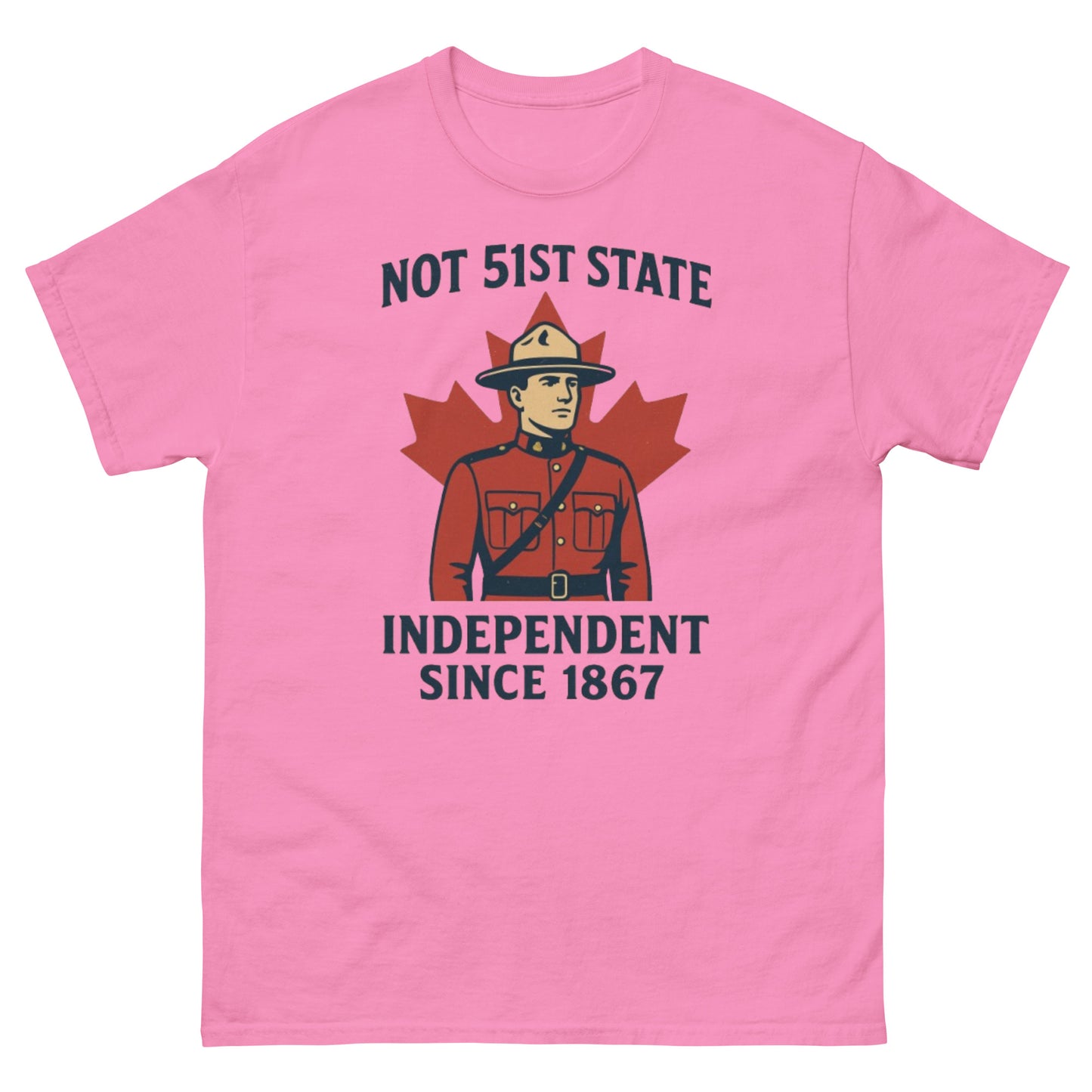 Not 51st State Mountie Unisex classic tee  from Rare Plus Apparel – unique movie & pop culture inspired design.