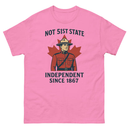 Not 51st State Mountie Unisex classic tee  from Rare Plus Apparel – unique movie & pop culture inspired design.