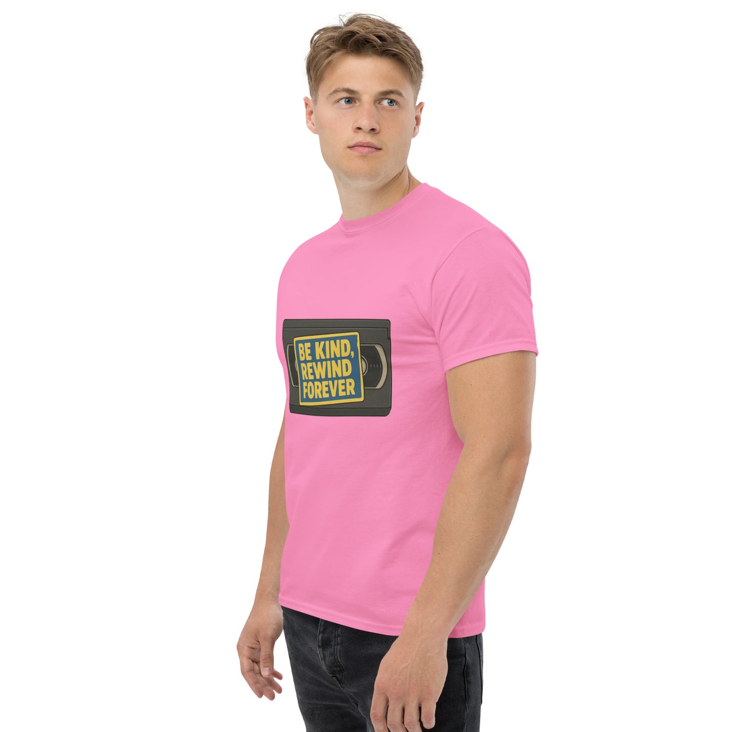 Be Kind, Rewind Forever Unisex classic tee  from Rare Plus Apparel – unique movie & pop culture inspired design.