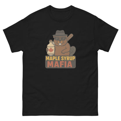 Maple Syrup Mafia Unisex classic tee  from Rare Plus Apparel – unique movie & pop culture inspired design.