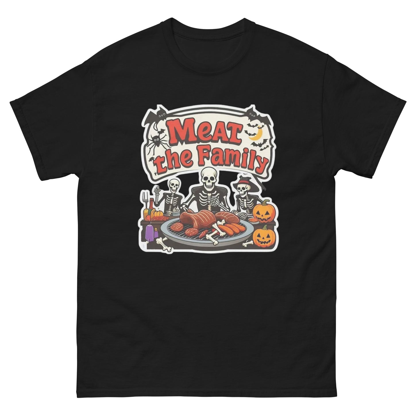 Meat The Family Unisex classic tee  from Rare Plus Apparel – unique movie & pop culture inspired design.
