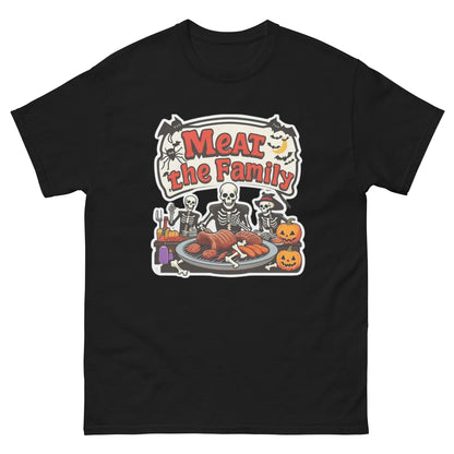 Meat The Family Unisex classic tee  from Rare Plus Apparel – unique movie & pop culture inspired design.