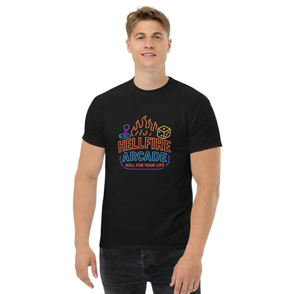 Hellfire Arcade — Hawkins’ Premier Gaming Den Unisex classic tee