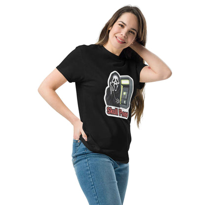 Skull Phone Skeleton Unisex classic tee