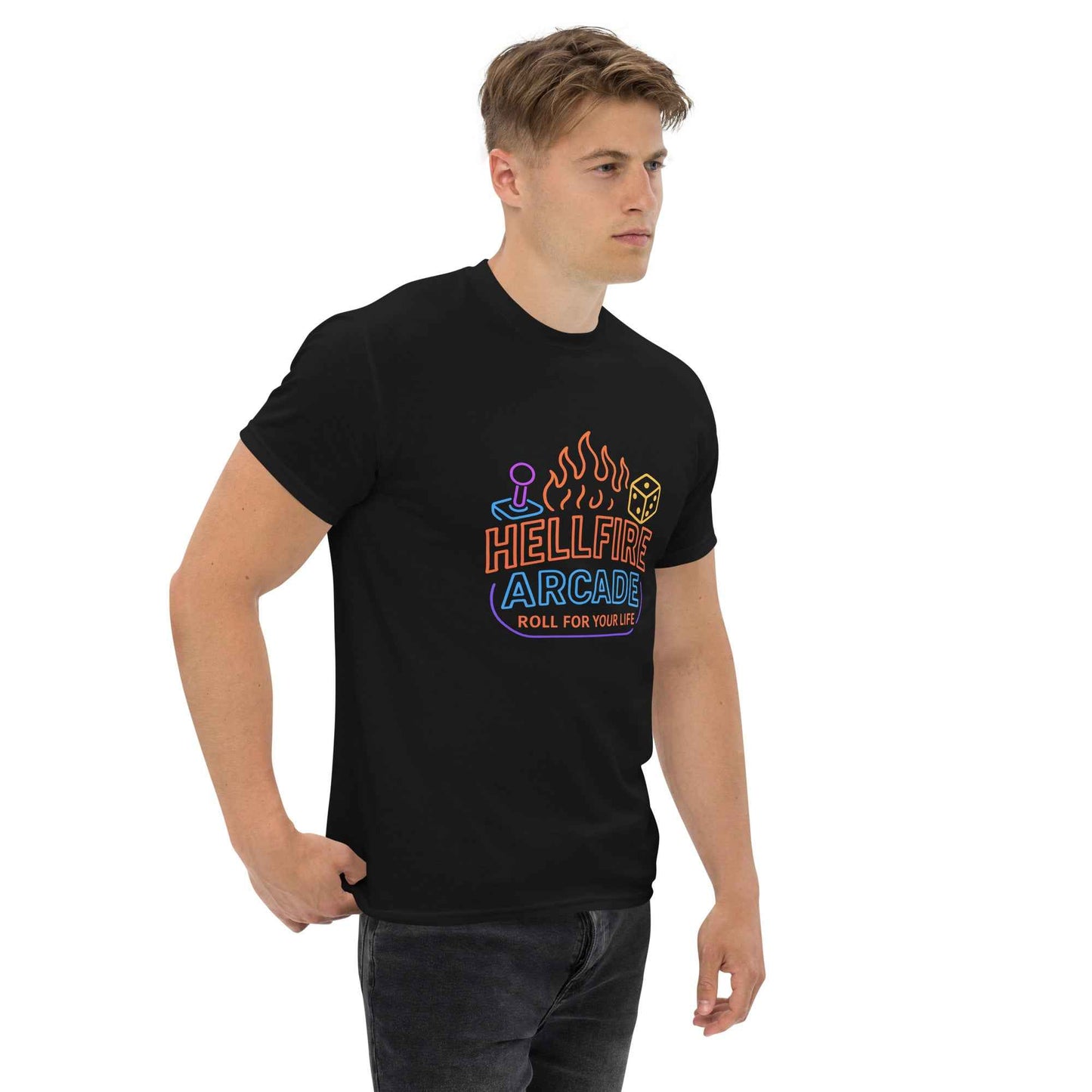 Hellfire Arcade — Hawkins’ Premier Gaming Den Unisex classic tee