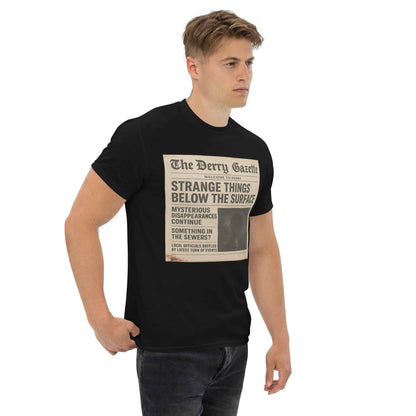 The Derry Gazette “Strange Things Below the Surface” Unisex classic tee