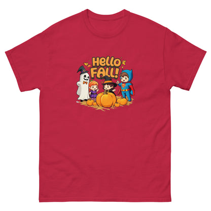 Hello Fall Unisex classic tee  from Rare Plus Apparel – unique movie & pop culture inspired design.