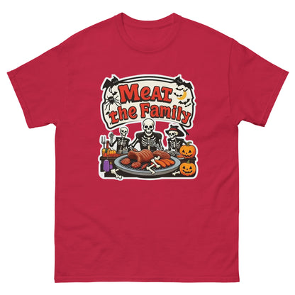 Meat The Family Unisex classic tee  from Rare Plus Apparel – unique movie & pop culture inspired design.