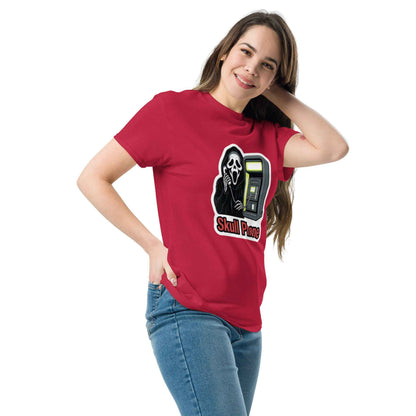 Skull Phone Skeleton Unisex classic tee