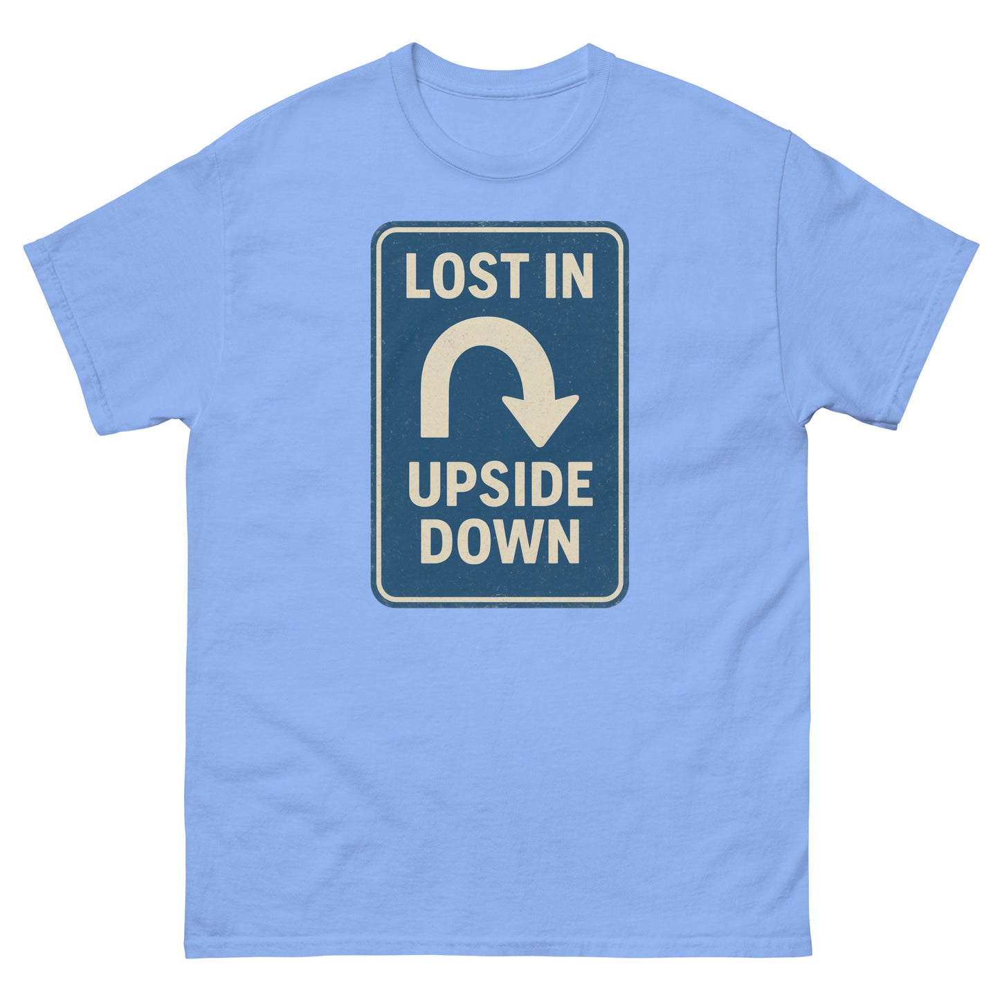 Lost in the Upside Down Unisex classic tee  from Rare Plus Apparel – unique movie & pop culture inspired design.