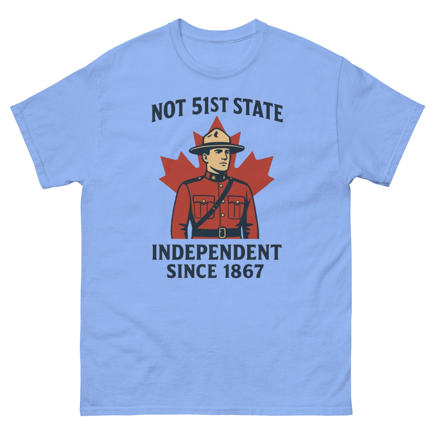 Not 51st State Mountie Unisex classic tee  from Rare Plus Apparel – unique movie & pop culture inspired design.