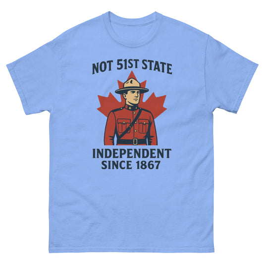 Not 51st State Mountie Unisex classic tee  from Rare Plus Apparel – unique movie & pop culture inspired design.