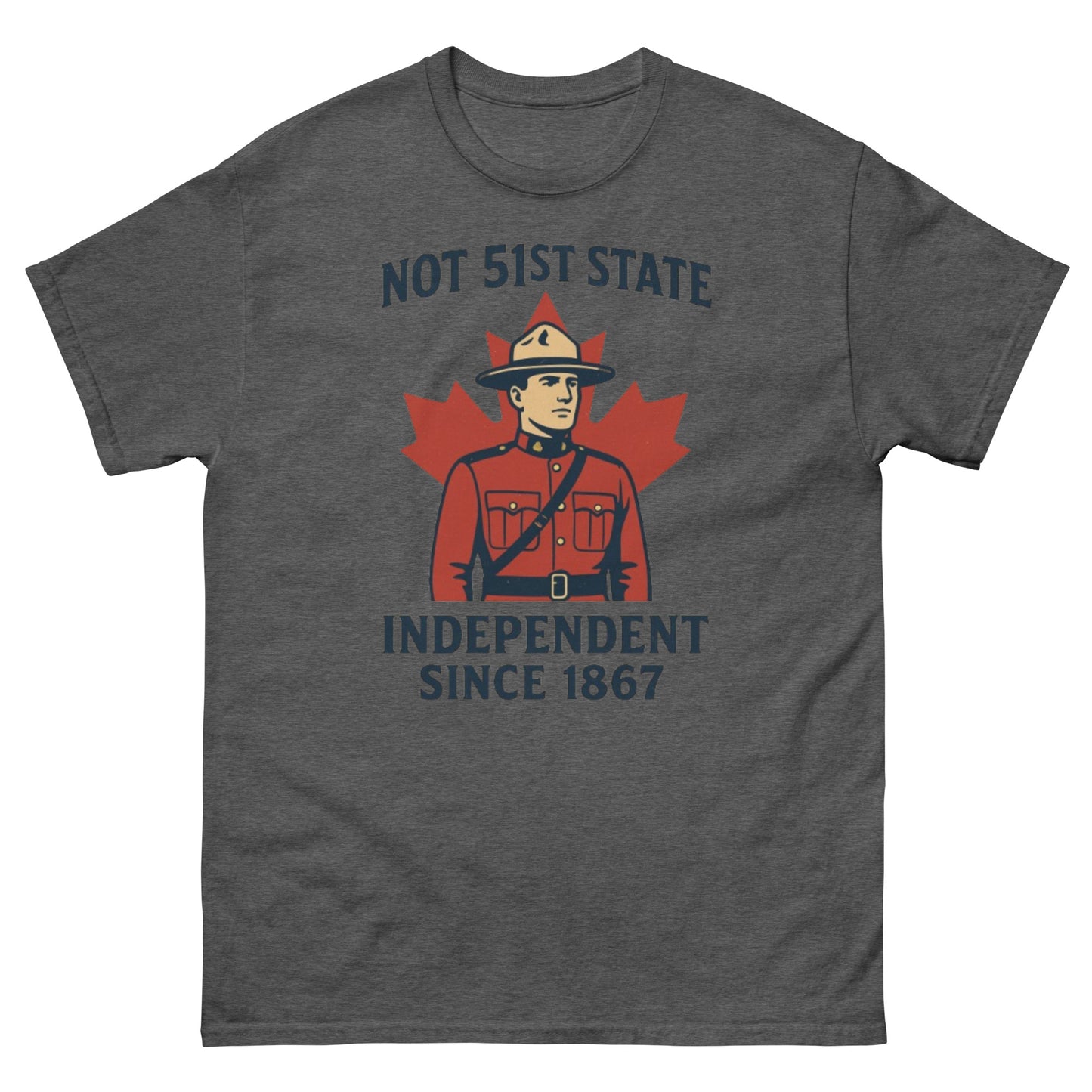 Not 51st State Mountie Unisex classic tee  from Rare Plus Apparel – unique movie & pop culture inspired design.