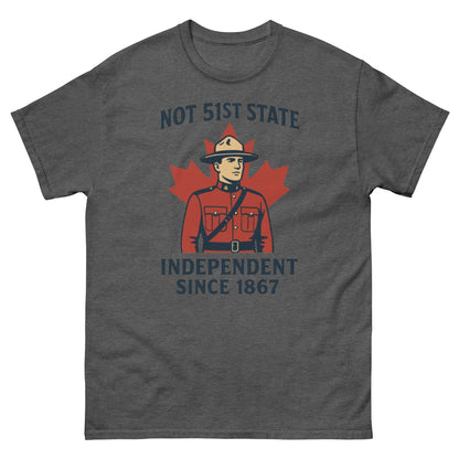 Not 51st State Mountie Unisex classic tee  from Rare Plus Apparel – unique movie & pop culture inspired design.