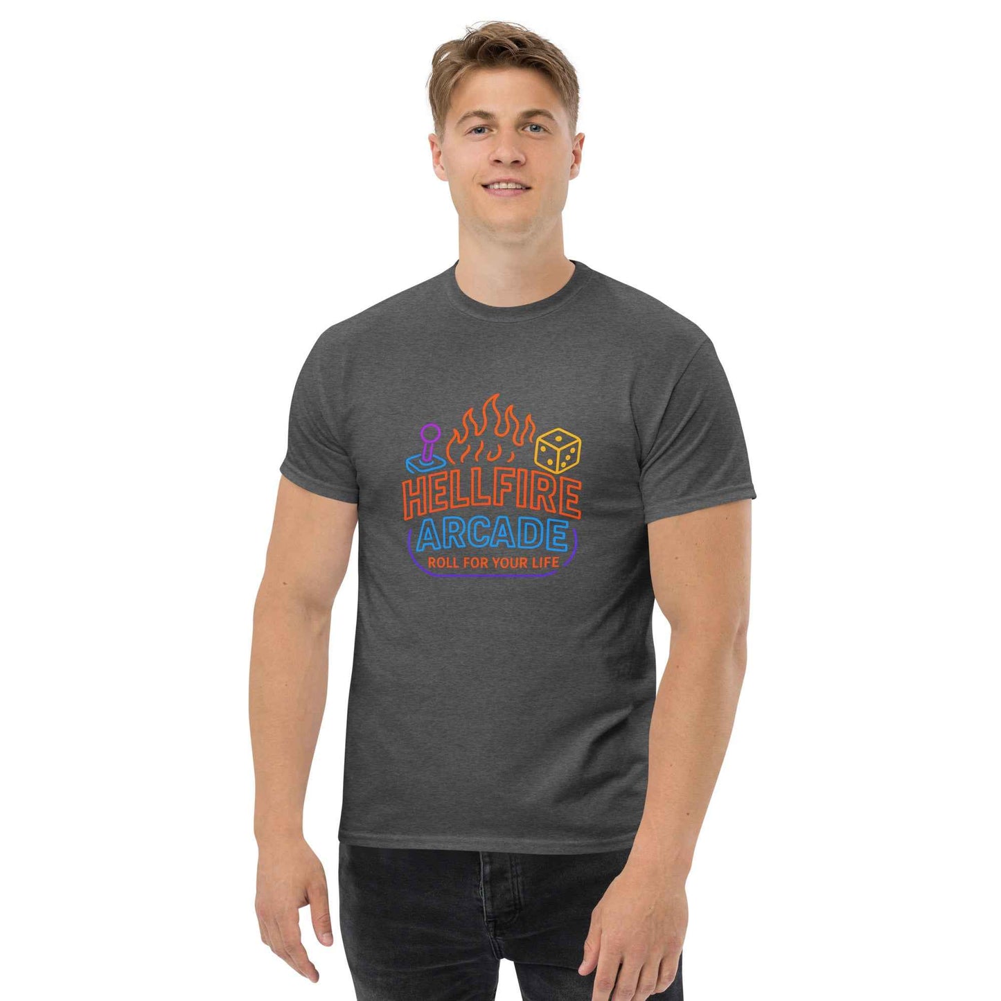 Hellfire Arcade — Hawkins’ Premier Gaming Den Unisex classic tee
