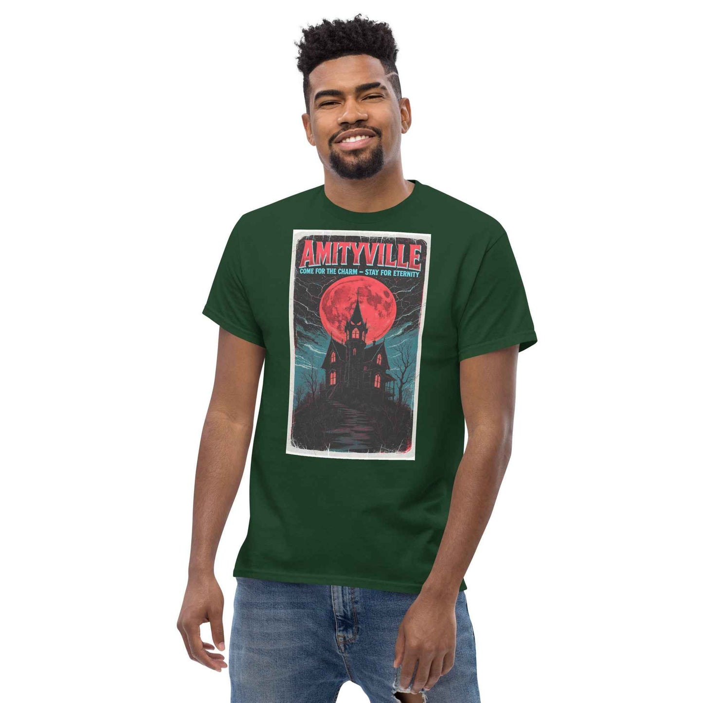 Amityville — Come for the Charm, Stay for Eternity Unisex classic tee