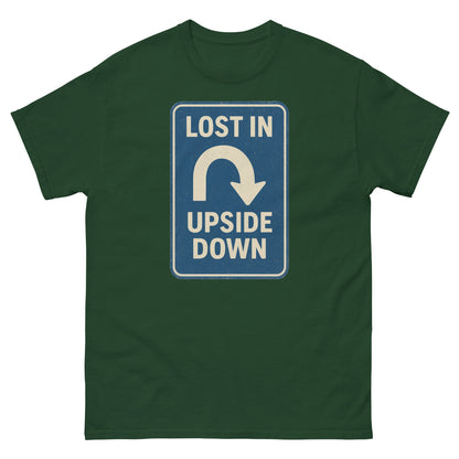 Lost in the Upside Down Unisex classic tee  from Rare Plus Apparel – unique movie & pop culture inspired design.