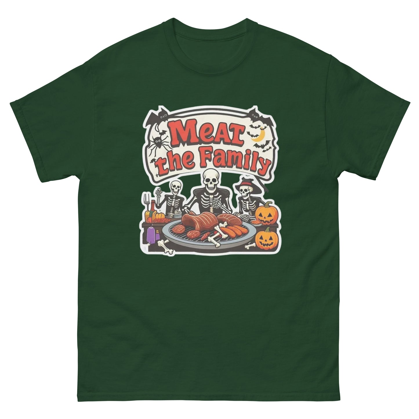 Meat The Family Unisex classic tee  from Rare Plus Apparel – unique movie & pop culture inspired design.