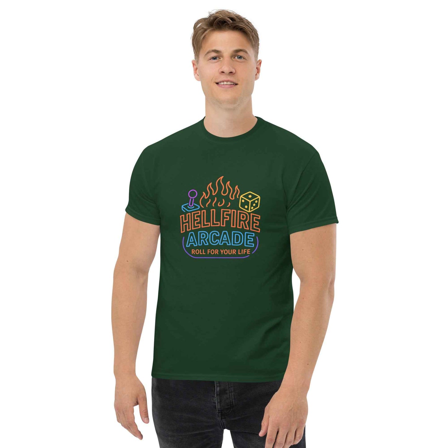 Hellfire Arcade — Hawkins’ Premier Gaming Den Unisex classic tee