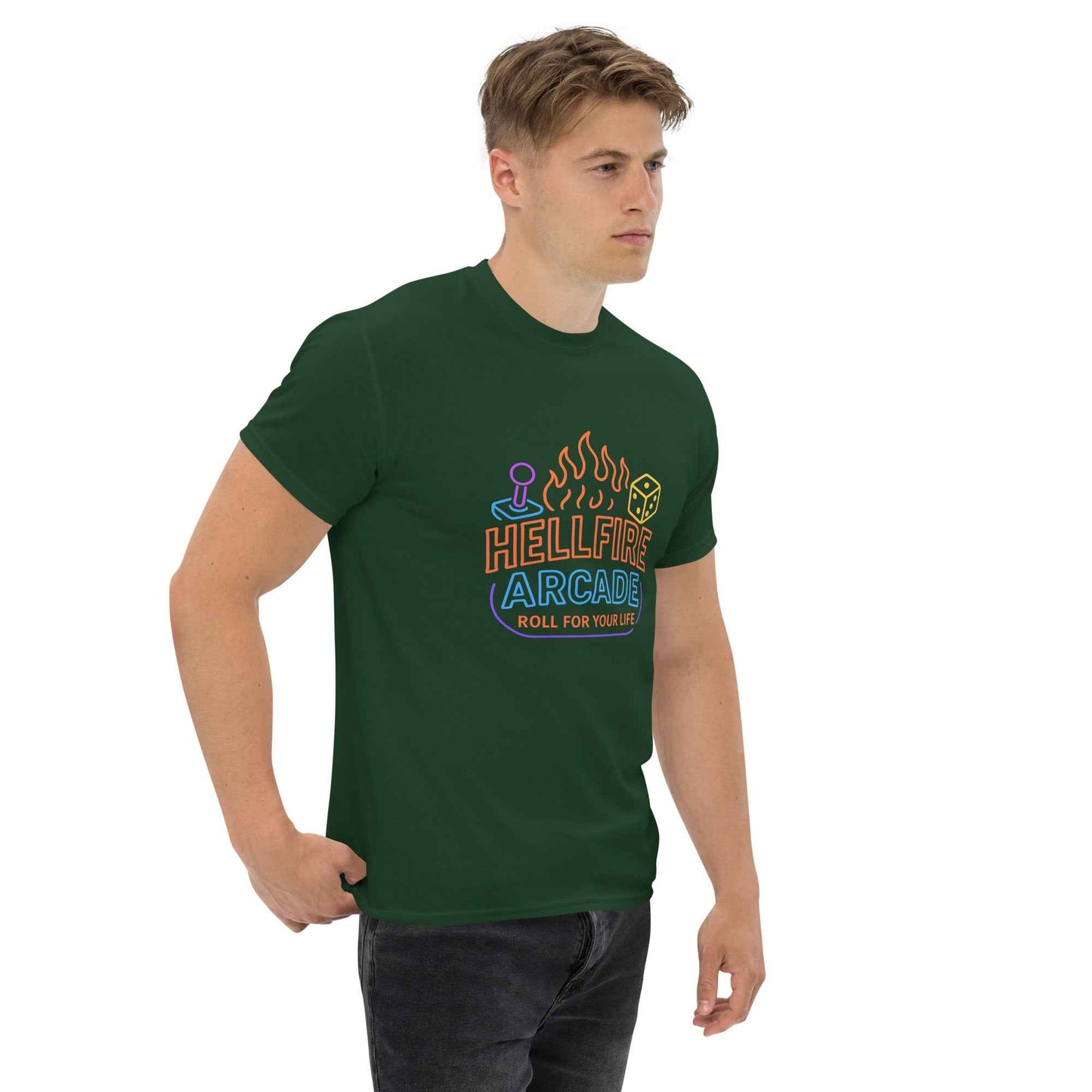 Hellfire Arcade — Hawkins’ Premier Gaming Den Unisex classic tee